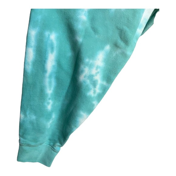 By Samii Ryan "isn't it lovely"‎ Turquoise Blue and White Tie Dye Sweatshirt XXL - Picture 7 of 11